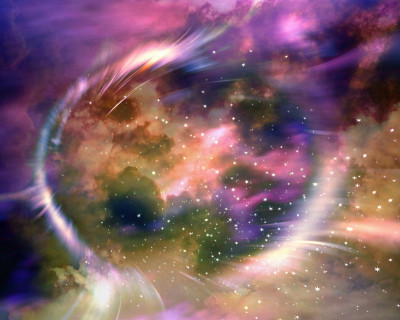 恒星和物质落入黑洞
