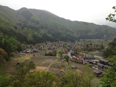 日本岐阜大野白川古村