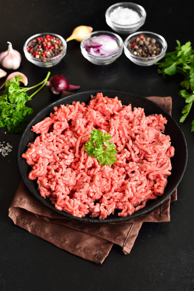 生牛肉碎肉