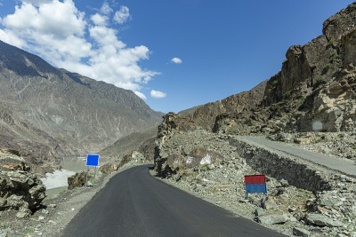 旅行中巴基斯坦的风景。