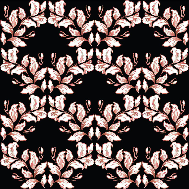 Vintage baroque pattern seamless vector in classic