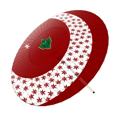 日本的伞,枫