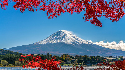 富士山秋色，日本