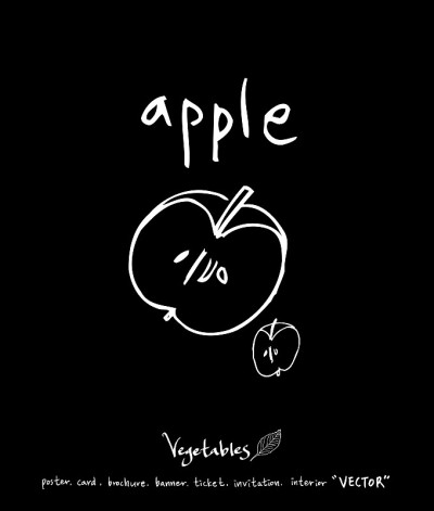 食品菜单插图