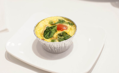迷你乳蛋饼开胃菜