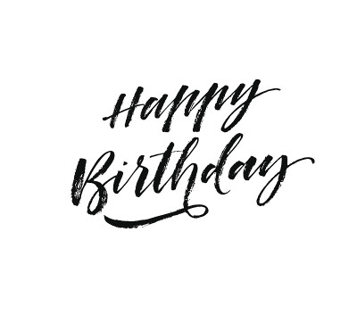 生日快乐词。