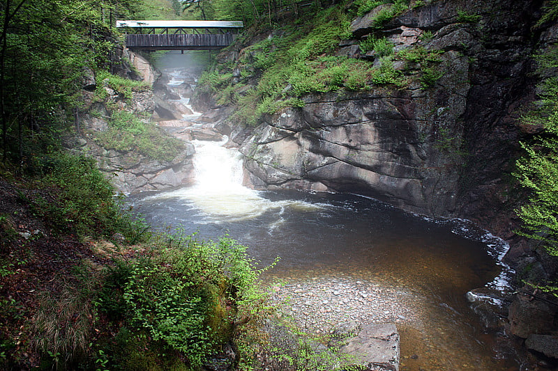 Flume峡谷，新罕布什尔州