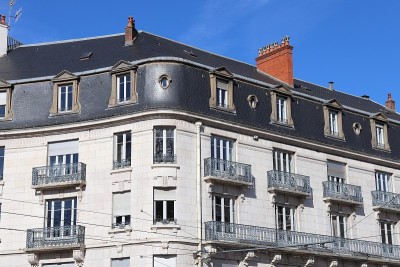 典型的房子在Besançon