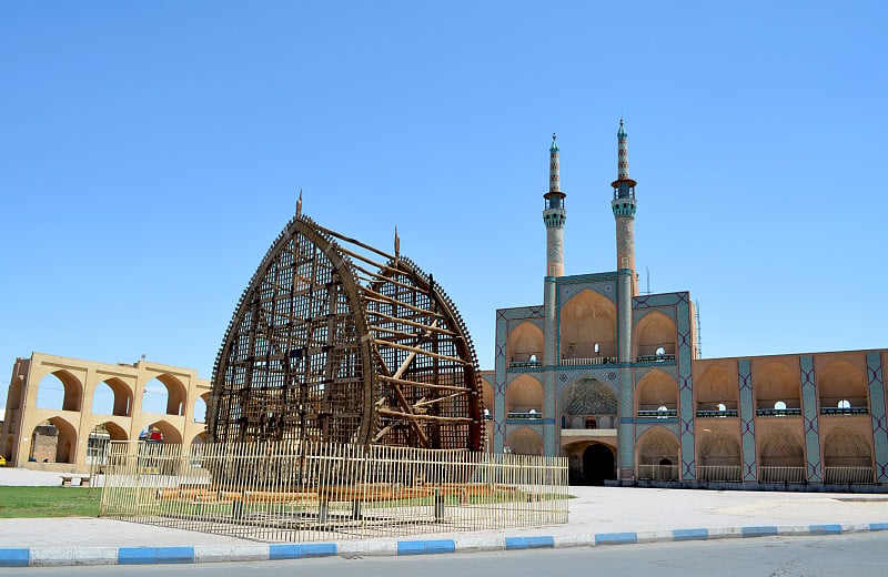 伊朗，Yazd, Amir Chakhmaq Complex和广场