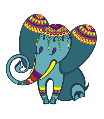 Cute elephant .