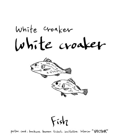 食品菜单插图