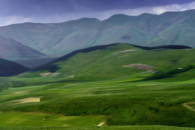 钢琴大di Castelluccio，山区和乡村景观