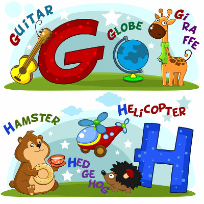 字母g和h