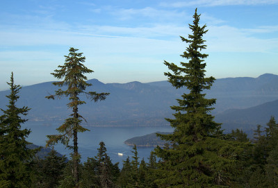 从黑山观看BC阳光海岸