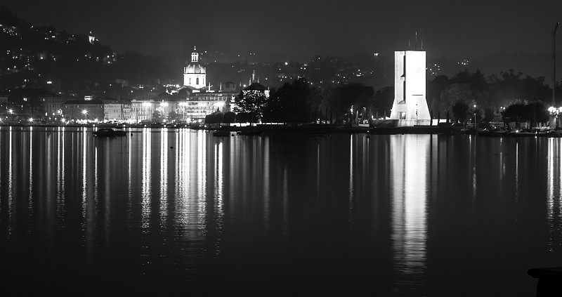 科莫湖城:湖上夜景