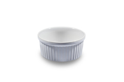 小碗，白色背景从侧面