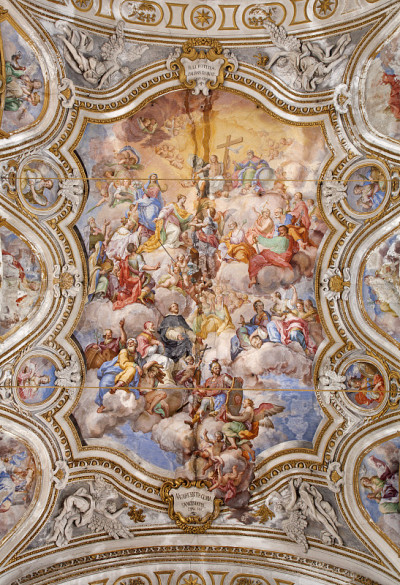 巴勒莫-巴洛克教堂的天花板Chiesa di Santa Caterina