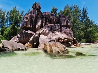 海滩上美丽的自然景色