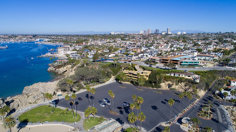 Corona Del Mar，加利福尼亚州纽波特海滩