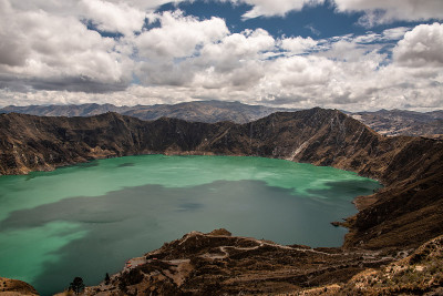 厄瓜多尔的基洛托阿火山