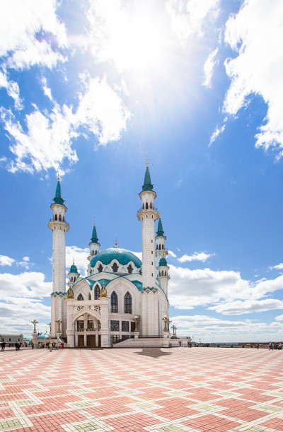 Kul-Sharif-Mosque在喀山