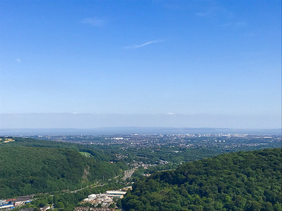从加斯山俯瞰卡迪夫