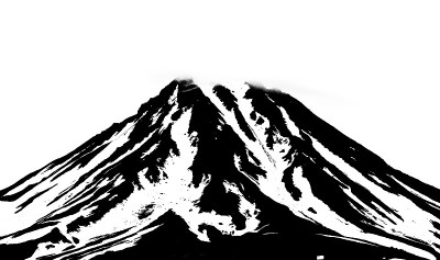 俄罗斯堪察加半岛Vilyuchinsk火山鸟瞰图