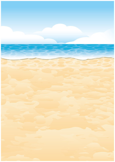 海滨度假胜地背景