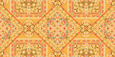 Seamless pattern based on ornament paisley Bandana