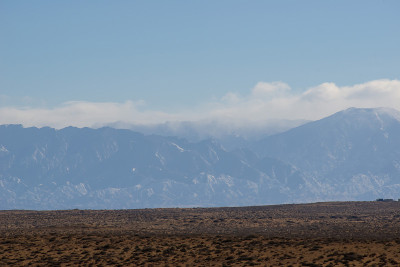 贺兰山的冬天风景