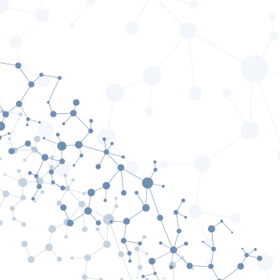 结构分子和通信。Dna,原子,神经元。科学的设计理念。用点连接线。医学，技术，化学，科学背景。矢量插