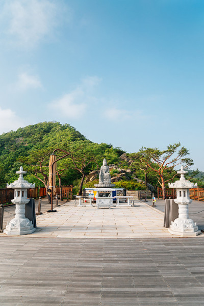 高丽山Jeokseoksa寺，江华郡，仁川，韩国