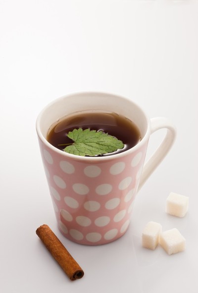 与薄荷茶