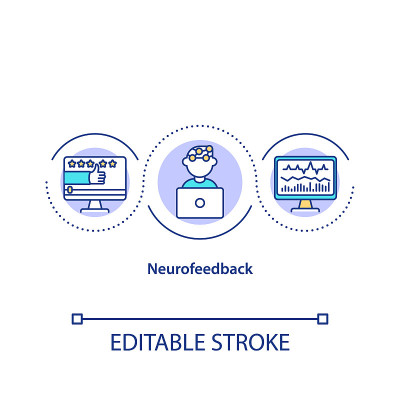 Neurofeedback概念图标