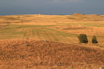 在Lacs路线附近的两个burons (Lozère，法国)