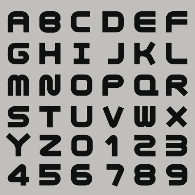 光滑的字母组