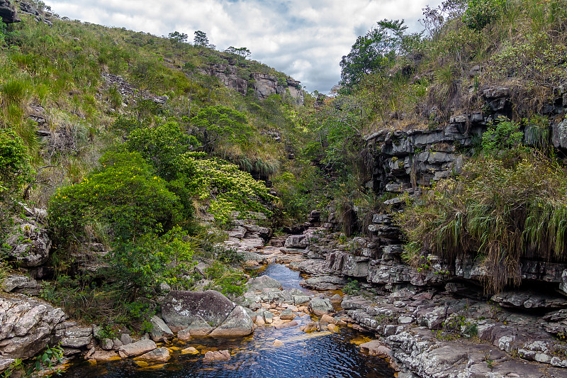 Mucugezinho河在巴西的chadi Diamantina - Bahia