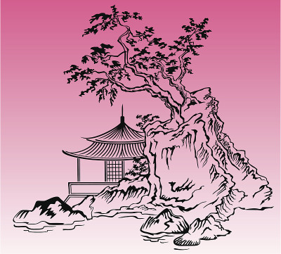 山中的宝塔