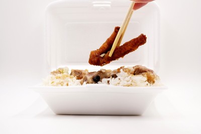 清蒸鸡爪排骨饭