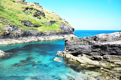 Tintagel湾,英格兰