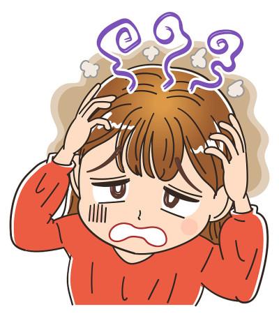关注头皮气味的女性。