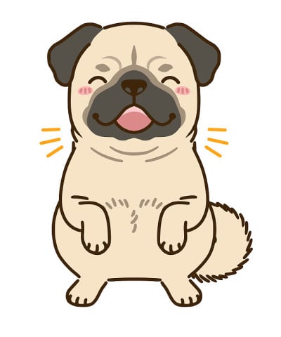 哈巴狗微笑(小鹿)