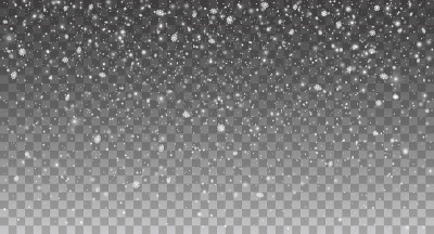 冬天雪花飘落，圣诞节雪花逼真