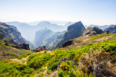 Pico do Arieiro，马德拉，葡萄牙，欧洲
