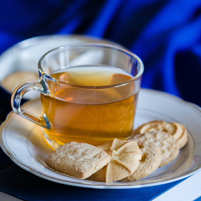 丹麦黄油饼干和茶