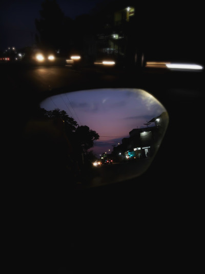 镜中的日落