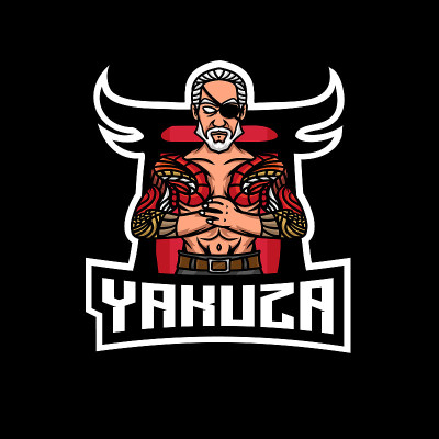 Yakuza吉祥物电子竞技标志