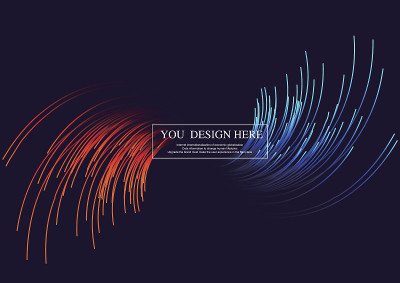 Lines composed of glowing backgrounds，vector backg