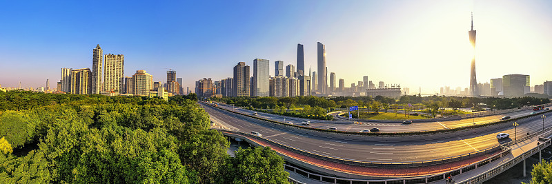 中国广东省广州市的城市风景