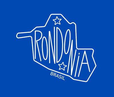 Geometric map of the brazilian state of Rondonia